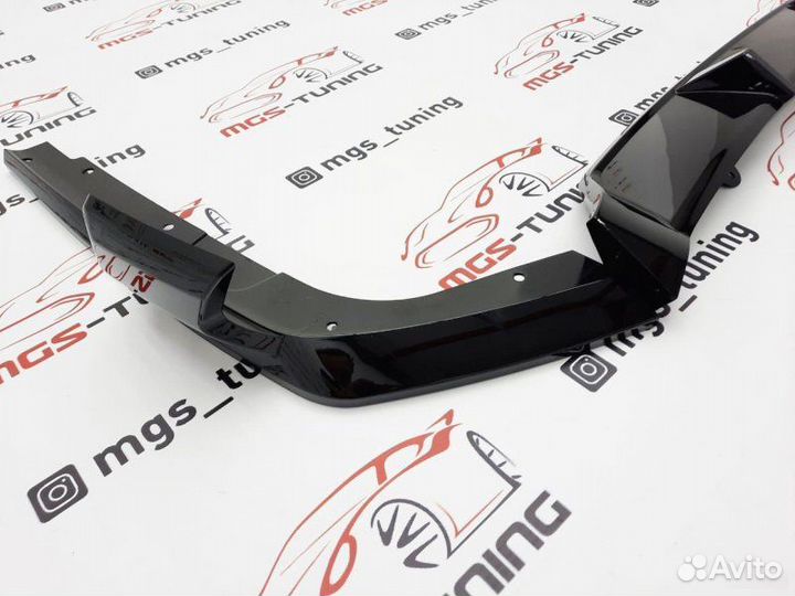 Диффузор заднего бампера BMW X7 G07 Черный