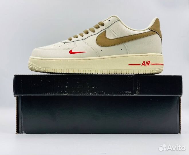 Кроссовки Nike Air Force 1 Low White Brown