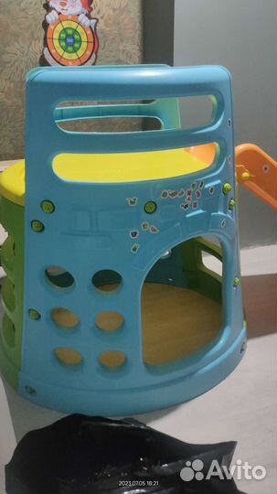 Детская горка пластиковая для дома