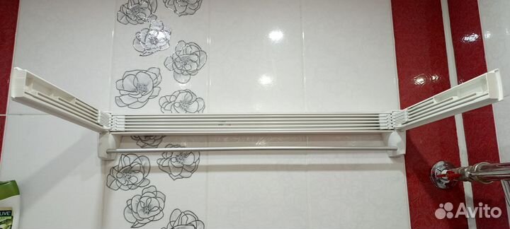 Сушилка для белья настенная складная б/у