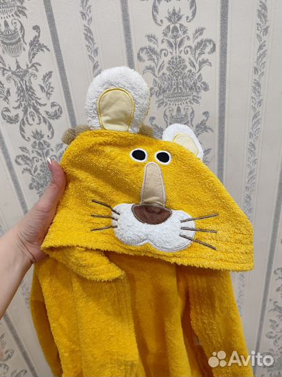 Детский махровый банный халат