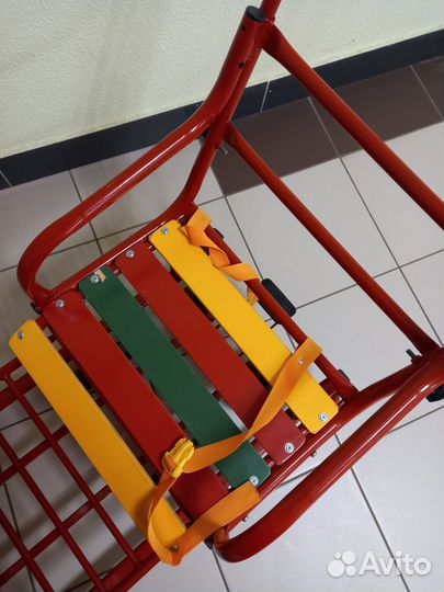 Санки для двойни или погодок с колёсами