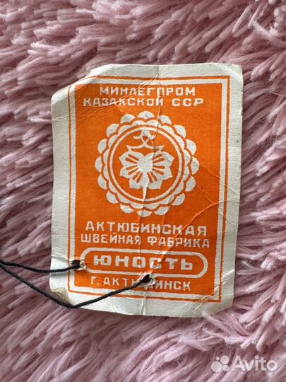 Платье для девочки новое СССР хлопок 100%