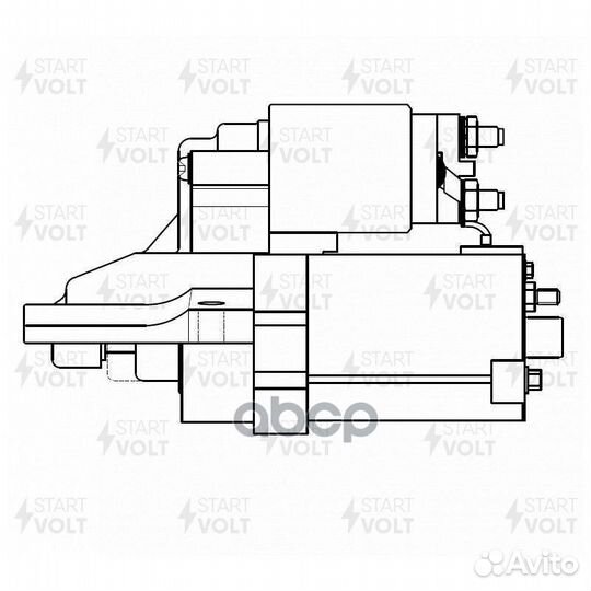 Стартер Focus II (04) 1.8i LST1003 startvolt