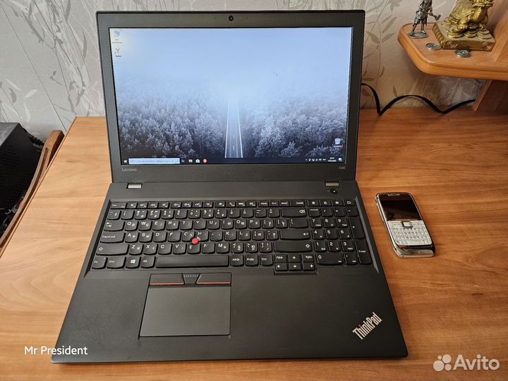 Ноутбук lenovo thinkpad т560 - i5(6) /8/240 ssd