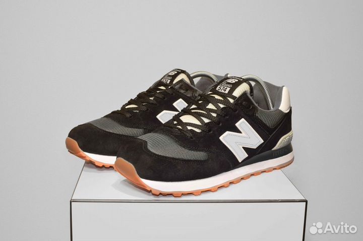 New Balance 574 Core (42-46, Черно-белые)