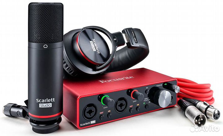 Focusrite scarlett 2I2 studio 3RD GEN студийный ко