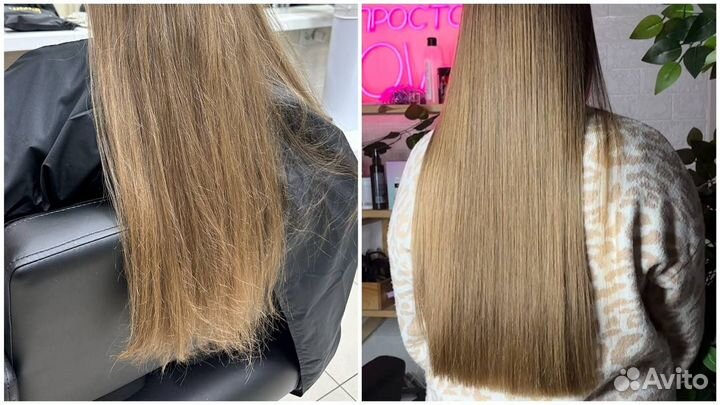 Кератиновое выпрямление волос от проффесионала