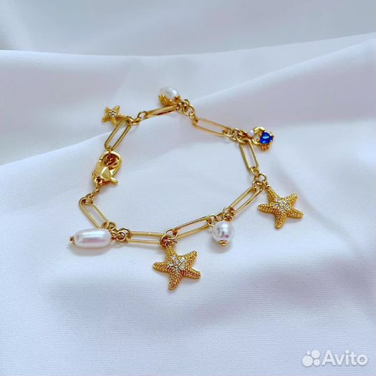 Золотой браслет серьги kate spade