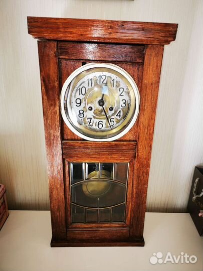 Старинные настенные часы с боем германия