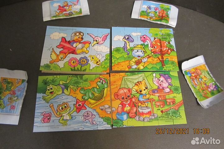 Пазлы из киндер сюрприз