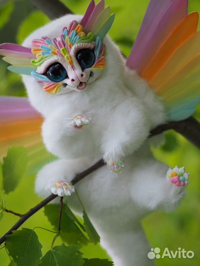 Дракон в смешанной технике