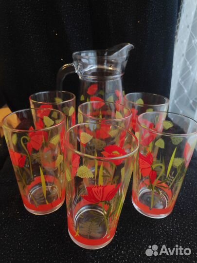 Набор бокалов с графином