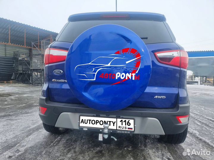 Фаркоп Ford EcoSport легкосъемный квадрат