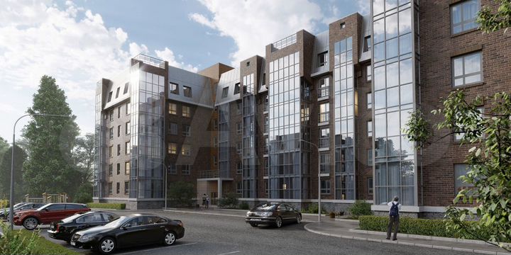 2-к. квартира, 59,1 м², 6/6 эт.