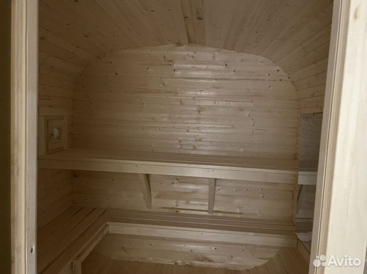 Баня бочка Квадро 3 метра для дачи
