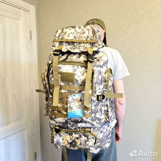 Тактический рюкзак 70 литров новый