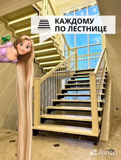 Изготовление лестниц на металлокаркасе