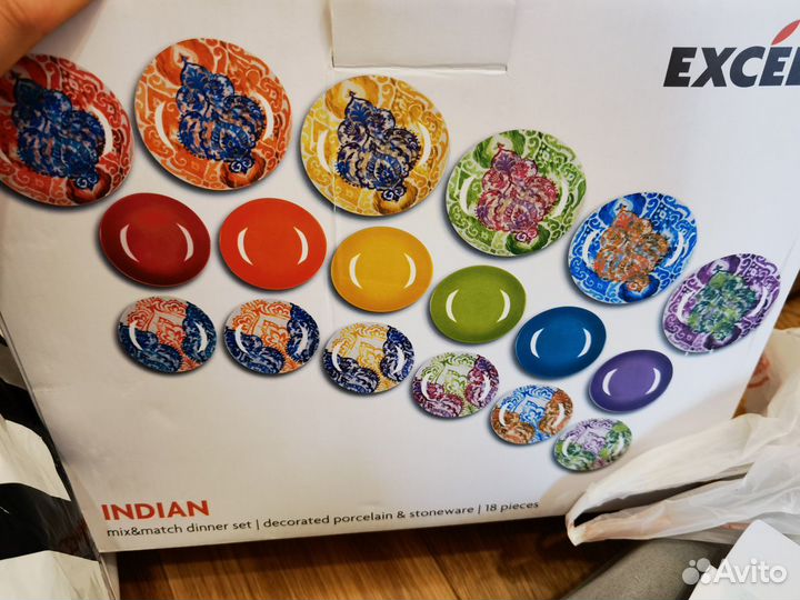Новый набор посуды фарфор Италия сервиз