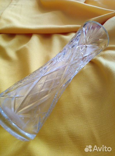 Хрустальная, вазочка СССР для цветочков