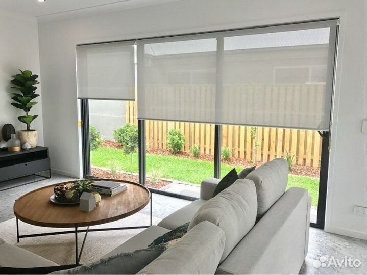 Рулонные шторы день ночь