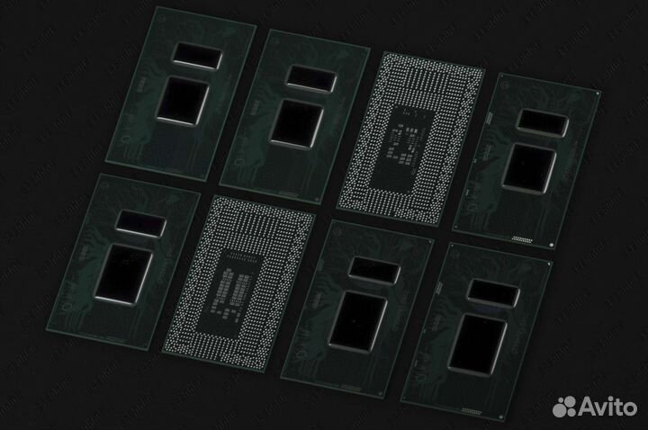 Видеочипы, процессоры, хабы, мосты