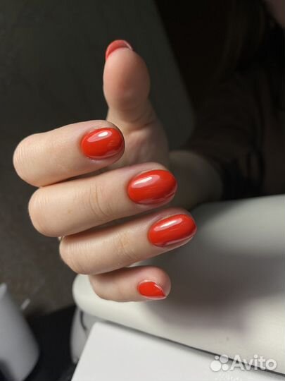 Маникюр наращивание