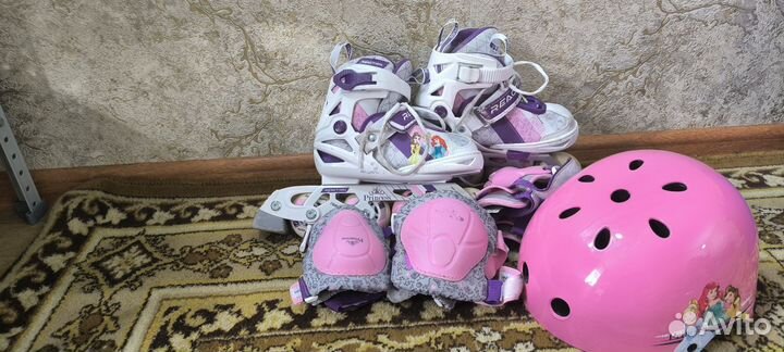 Роликовые коньки детские раздвижные