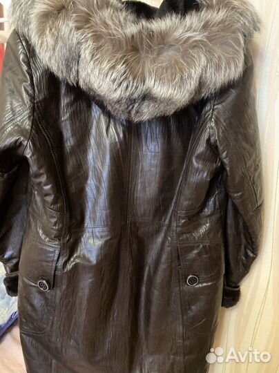 Дубленка женская,нат.кожа ;