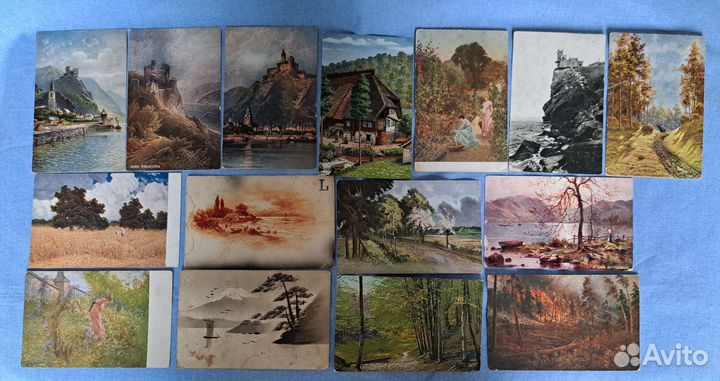 Антикварные открытки