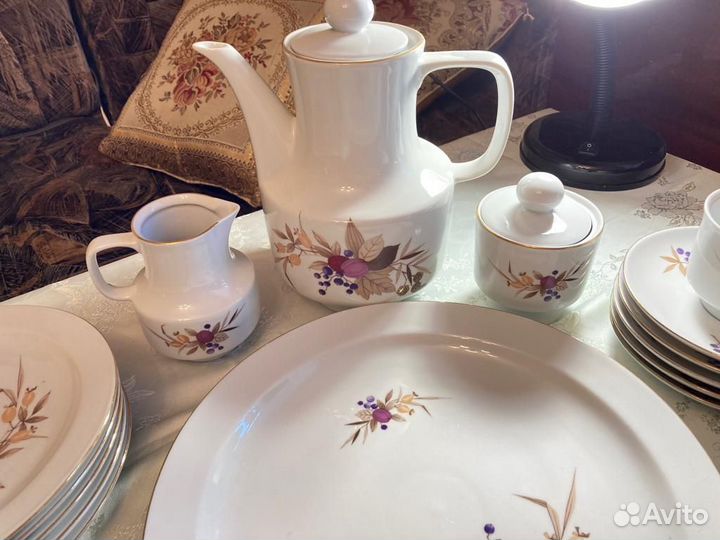 Сервиз кофейный, (не полный),ГДР, (фарфор),блюдо