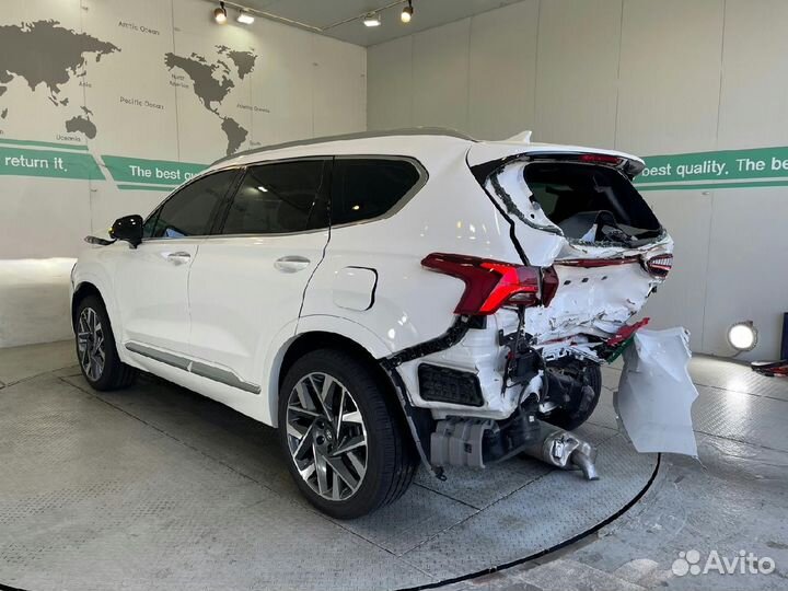 Hyundai Santa Fe (TM) разбор (капот дверь фара кры