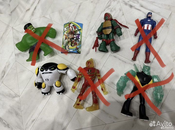 Черепашка-ниндзя, BEN 10, супергерои