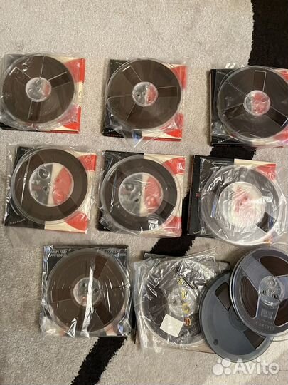 Катушки, бобины,магнитная лента sony