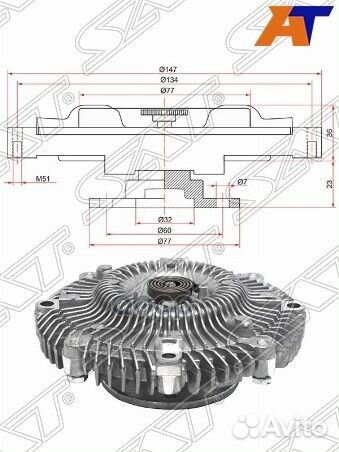 Вискомуфта nissan patrol / safari Y60 TD42 ST-2