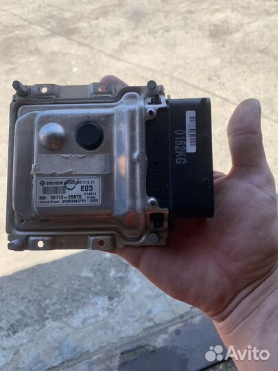 Эбу двигателя солярис 1, киа рио3. 1.4 МКПП