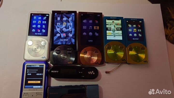 10 шт медиа плеер sony walkman- 1 лотом