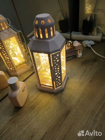 Подсвечник - фонарь, Икея, оригинальный, металл