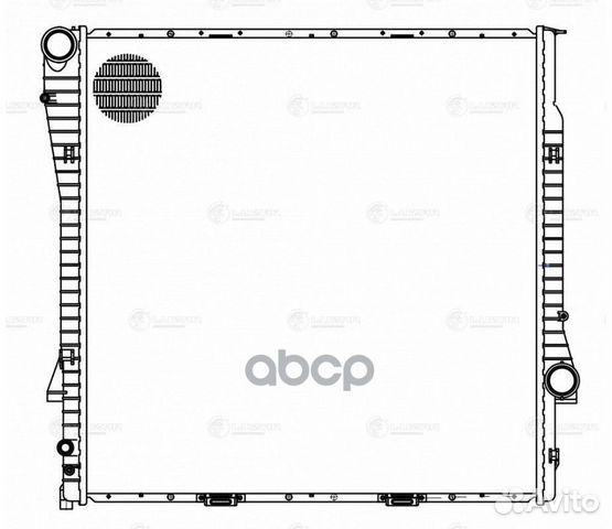 Радиатор охл. для а/м BMW X5 (E53) (00) 3.0i/4