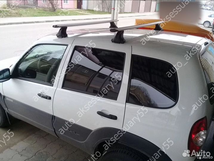 Багажник на крышу Chevrolet Niva в штатное место
