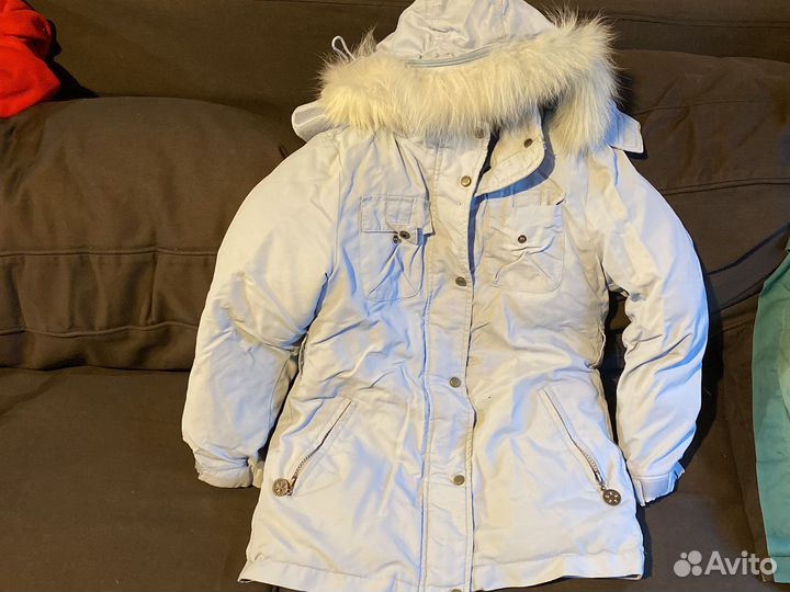 Парка для девочки 122-128