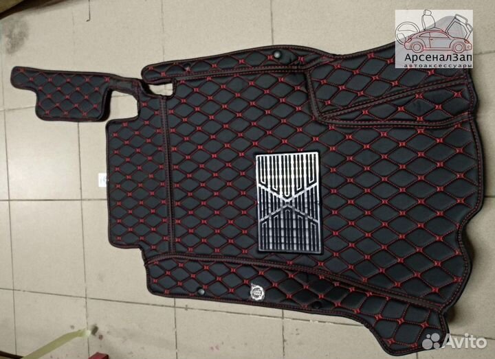 3D автоковрики из экокожи