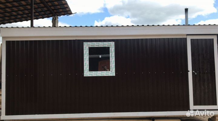 Бытовка новая 6х2,3м для участки и дачи утепленная