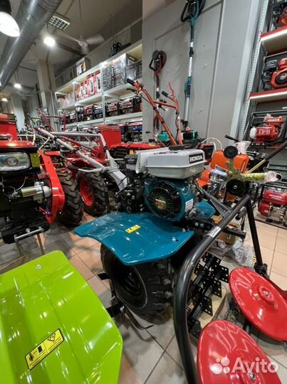 Мотоблоки бензиновые 9-13 лс + плуг+ фрезы