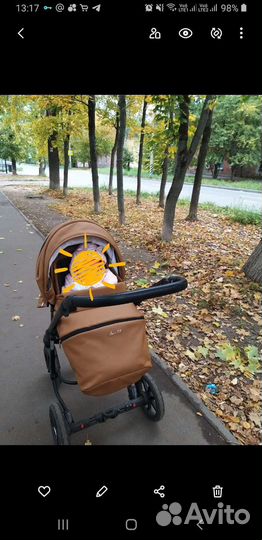 Коляска 2 в 1 Bexa (Польша) эко кожа