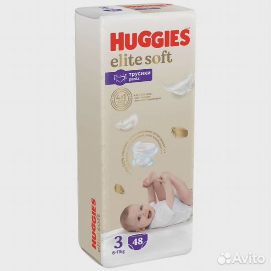 Подгузники Huggies elite Soft 3 - 48 шт