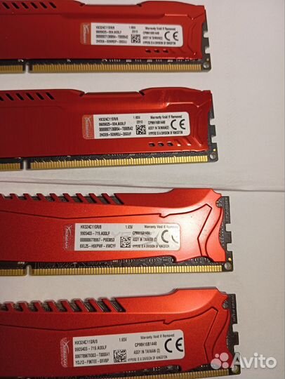DDR3 2400 HX324C11SR/8 32Gb (4х8Gb)