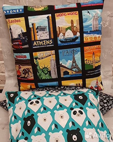 Наволочка из хлопка, на подушку для сна, дивана