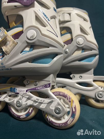 Ролики детские 31 36 размер трансформеры