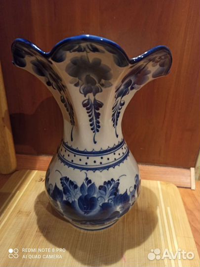 Ваза гжель Ангелина